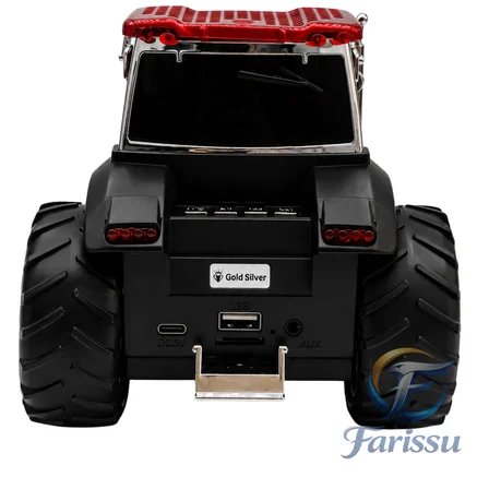 Gold Silver GS-1395 Traktör Görünümlü Bluetooth Hoparlör – 15W Güçlü Ses, FM Radyo, USB ve TF Kart Destekli