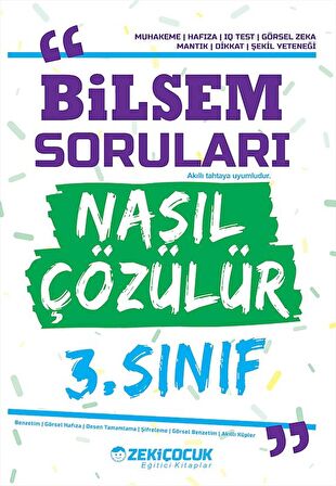 3. Sınıf Bilsem Soru Bankası Nasıl Çözülür Zeki Çocuk Yayınları