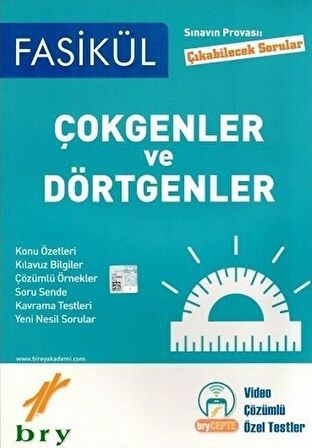 Birey Yayınları Çokgenler Dörtgenler Fasikülleri