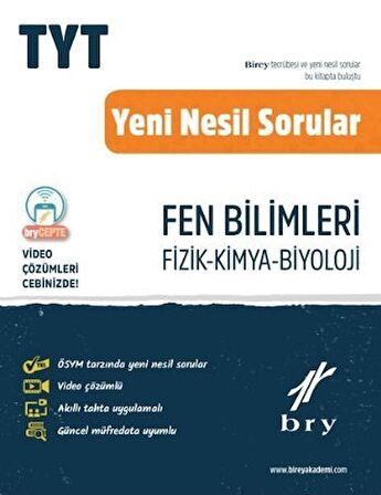 Birey Yayınları TYT Fen Bilimleri Yeni Nesil Sorular