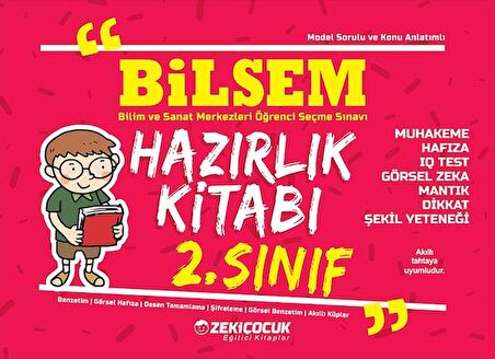 2. Sınıf Bilsem Konu Anlatım Hazırlık Kitabı Zeki Çocuk Yayınları