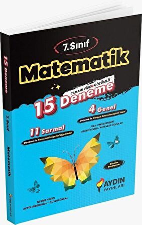 Aydın Yayınları 7. Sınıf Matematik 15 Deneme