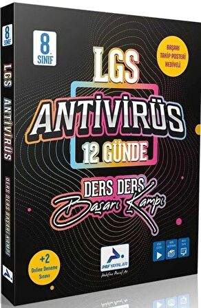 PRF Yayınları 8. Sınıf LGS Antivirüs Ders Ders Başarı Kampı