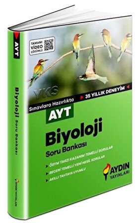 Aydın Yayınları AYT Biyoloji Soru Bankası