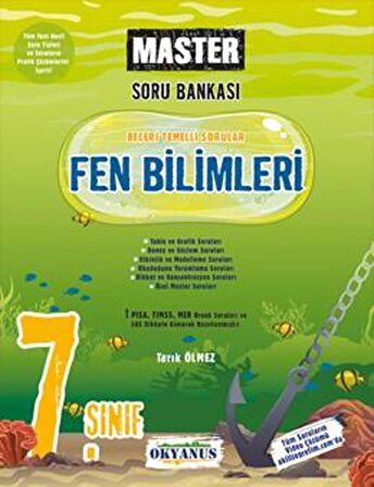 Okyanus Yayınları 7. Sınıf Fen Bilimleri Master Soru Bankası