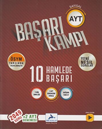 PRF Yayınları AYT Sayısal Başarı Kampı 10 Hamlede Başarı
