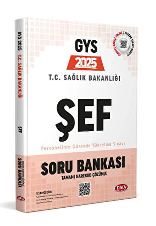 Data Yayınları 2025 GYS T.C. Sağlık Bakanlığı Şef Soru Bankası