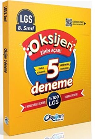 Oksijen Yayınları 8. Sınıf LGS 5 li Deneme