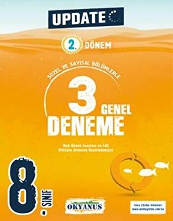 Okyanus Yayınları 8. Sınıf Update 2. Dönem 3 Genel Deneme