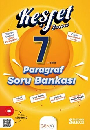 7. Sınıf Paragraf Keşfet Soru Bankası