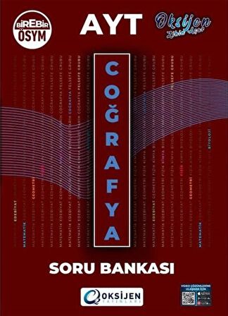 Oksijen Yayınları AYT Coğrafya Soru Bankası