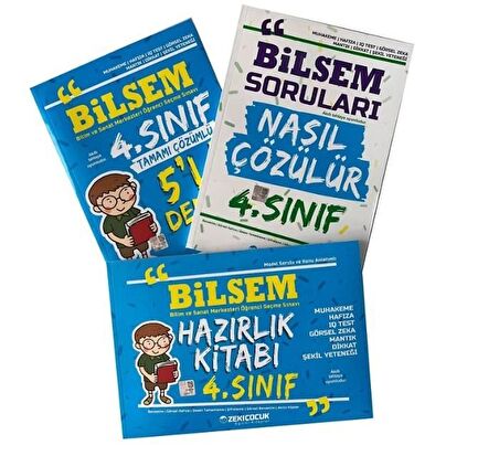 4. Sınıf BİLSEM Hazırlık Seti Zeki Çocuk Yayınları