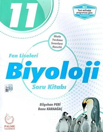 Palme Yayınları 11. Sınıf Fen Liseleri Biyoloji Soru Kitabı