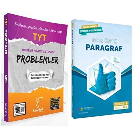 Antrenmanlarla Altı Üstü Paragraf ve Karekök Problemler Soru Bankası 2 Kitap Set