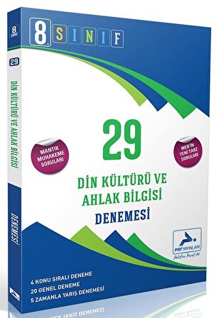 PRF Yayınları 8. Sınıf LGS Din Kültürü ve Ahlak Bilgisi 29 Deneme