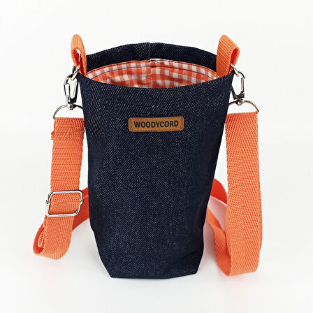  Woodycord 1 Litrelik Matara Kılıfı Su Şişesi Taşıma Çantası Matara ve Termos Kılıfı 