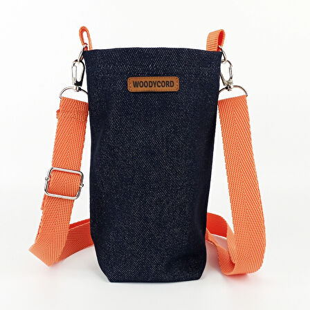  Woodycord 1 Litrelik Matara Kılıfı Su Şişesi Taşıma Çantası Matara ve Termos Kılıfı 