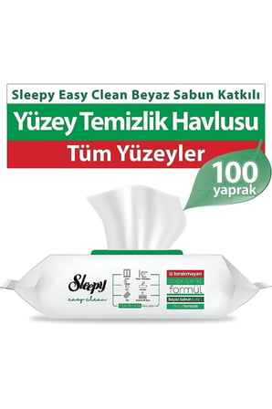 Easy Clean Yüzey Temizlik Havlusu 100 Yaprak X 10 Adet