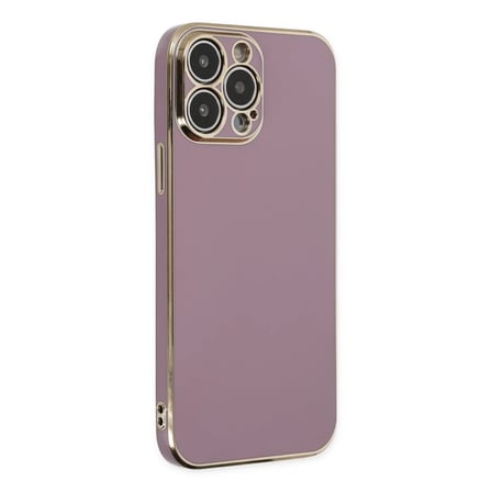 Apple iPhone 14 Pro Max Kılıf Volet Silikon - Mor