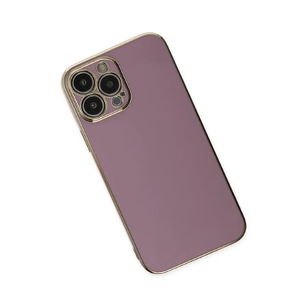 Apple iPhone 14 Pro Max Kılıf Volet Silikon - Mor