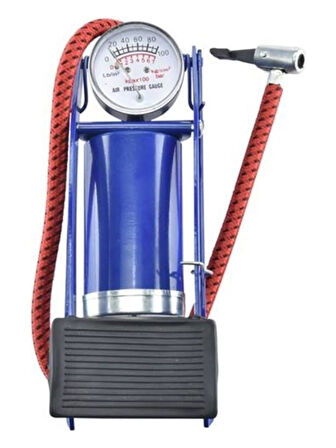 Motosiklet - Bisiklet Lastik Şişirme Ayak Pompası