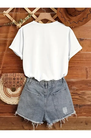 Unisex Good Mood Baskılı Tasarım Tshirt