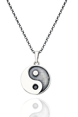 925 Ayar Gümüş Ying Yang Kolye