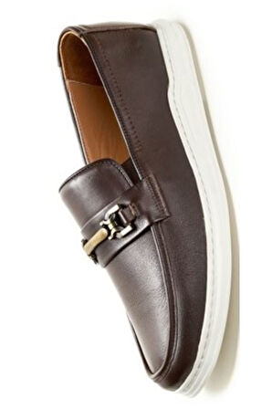 Pierre Cardin 191074 Kahverengi Erkek Loafer Günlük Deri Ayakkabı