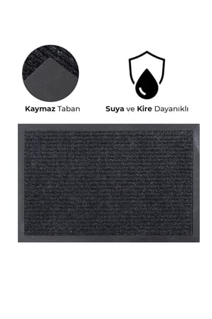 Havuzlu Nem Alıcı Toz Alıcı Kaymaz Taban Paspas, İç ve Dış Mekan Paspası, Kapı Önü Paspası, havuzlu  45*70 ürgüp-fitilli