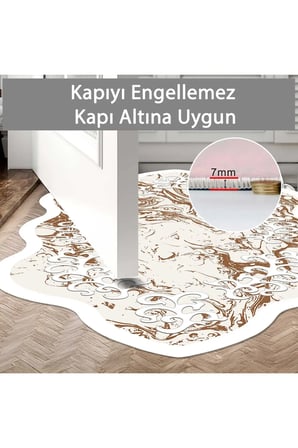 Banyo Paspası, Yumuşak Banyo Halısı, Kaymaz Dot Tabanlı, Yıkanabilir - 60x100