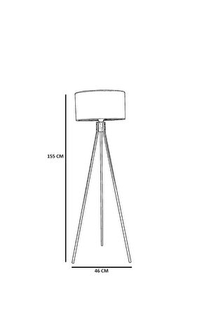 FISCO TRİPOD ESKİTME LAMBADER SİLİNDİR PETEK ABAJURLU