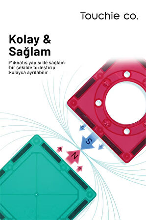 Magnetic DIY Mıknatıslı manyetik gemi yapı blokları 110 Parça Stem oyun seti