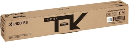 Tk-8115K Black Siyah Orjinal Fotokopi Makinası Toneri Ecosys M8124Cidn-M8130Cidn 12.000 Sayfa Kapasiteli