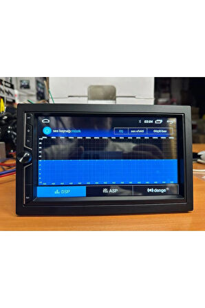 Newfron 7''HD-ANDROİD-WİFİ-4GB-32GB Hafıza-Carplay-Gps-Fm-Mp3-Bt-Hd Kamera Hediye- Double Teyp