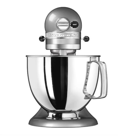 KitchenAid Artisan 5KSM125ECU Stand Mikser ve Kaseli Karıştırıcı - 300W, 4.8 Litre, Kontur Gümüş (Contour Silver)
