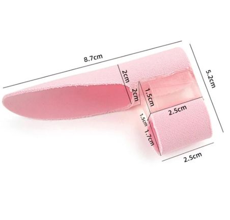 Ayarlanabilir Silikon Jel Ayak Parmağı Ayırıcı – Halluks Valgus Destekleyici | Bunyon Düzeltici Ayak Başparmağı Ayırıcı | Yumuşak ve Esnek Jel Tasarım | Günlük Ayak Bakımı İçin | 1 Çift Pembe