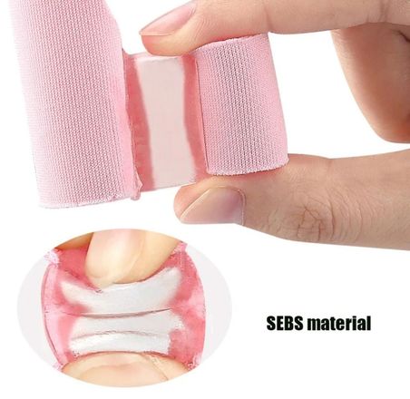 Ayarlanabilir Silikon Jel Ayak Parmağı Ayırıcı – Halluks Valgus Destekleyici | Bunyon Düzeltici Ayak Başparmağı Ayırıcı | Yumuşak ve Esnek Jel Tasarım | Günlük Ayak Bakımı İçin | 1 Çift Pembe