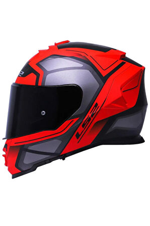 Storm 2 Faster Full Face Motosiklet Kaskı Siyah Vizörlü
