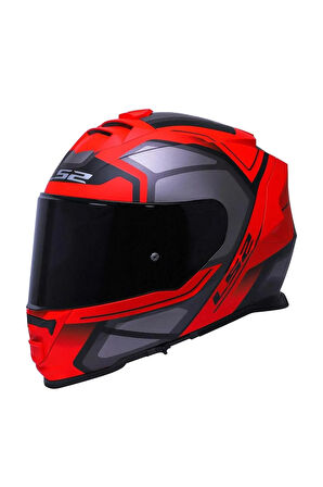 Storm 2 Faster Full Face Motosiklet Kaskı Siyah Vizörlü