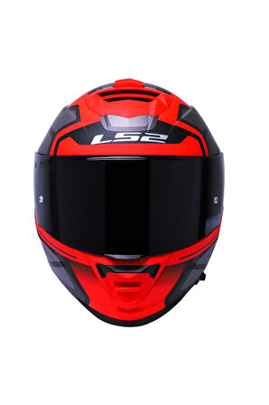 Storm 2 Faster Full Face Motosiklet Kaskı Siyah Vizörlü
