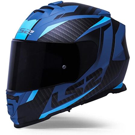 Ls2 Storm 2 Racer Full Face Motosiklet Kaskı Siyah Vizörlü