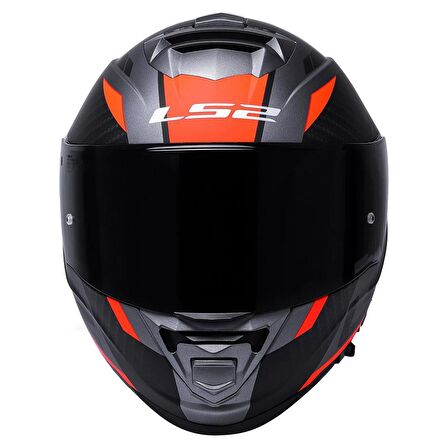 Ls2 Storm 2 Racer Full Face Motosiklet Kaskı Siyah Vizörlü