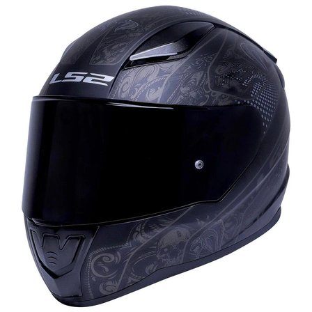 Ls2 Rapid 2 Crypt Full Face Motosiklet Kaskı Siyah Vizörlü