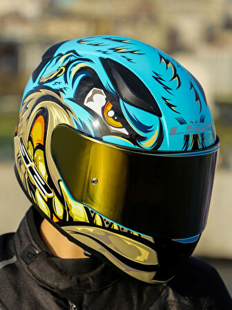 Ls2 Rapid 2 Neo Full Face Motosiklet Kaskı Siyah Vizörlü