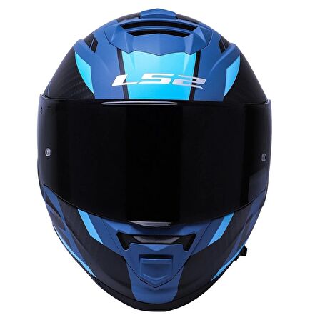 Ls2 Storm 2 Racer Full Face Motosiklet Kaskı Şeffaf + Siyah Vizörlü