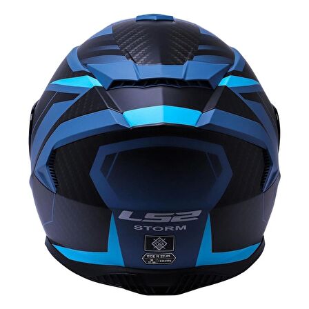 Ls2 Storm 2 Racer Full Face Motosiklet Kaskı Şeffaf + Siyah Vizörlü