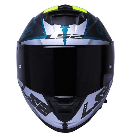 Ls2 Storm 2 Sprinter Full Face Motosiklet Kaskı Şeffaf + Siyah Vizörlü