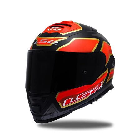 Ls2 Storm 2 Foggy Full Face Motosiklet Kaskı Şeffaf + Siyah Vizörlü