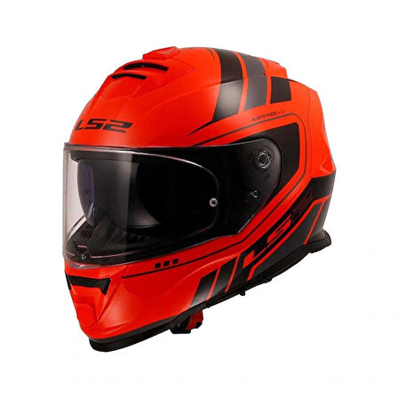 Ls2 Storm 2 Fist Full Face Motosiklet Kaskı Şeffaf + Siyah Vizörlü