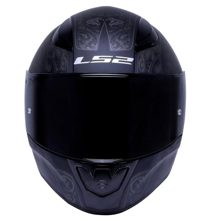 Ls2 Rapid 2 Crypt Full Face Motosiklet Kaskı Şeffaf + Siyah Vizörlü